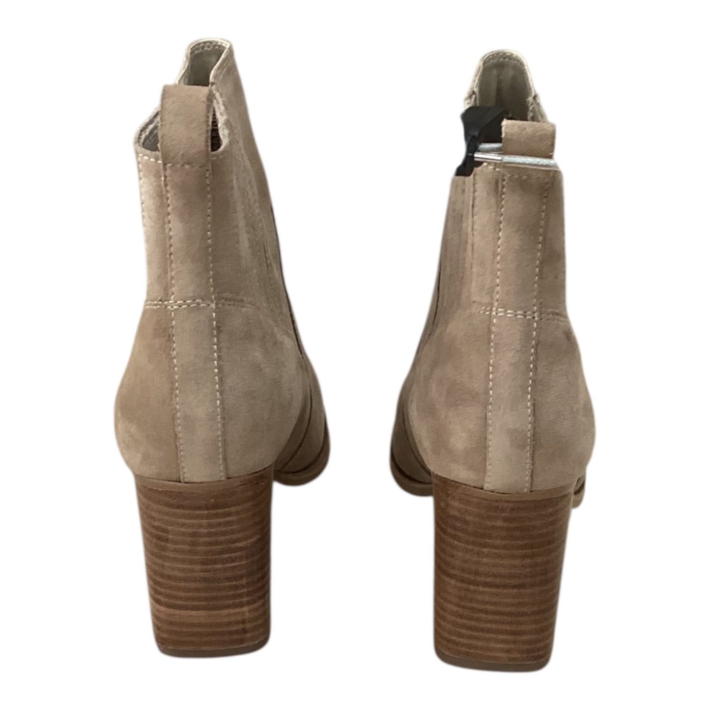 Boots Ankle Heels By Marc Fisher In Tan, Size:8