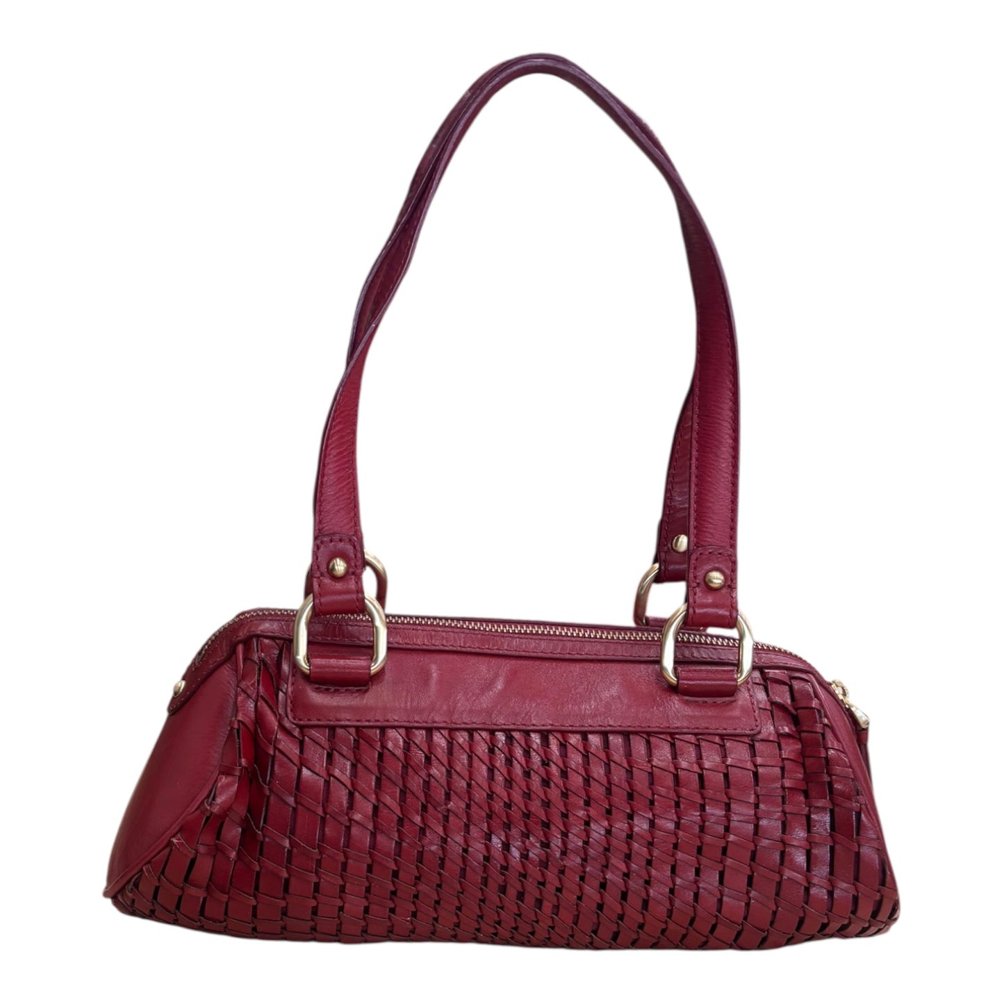 Handbag Leather By Cole-Haan In Red, Size:Medium
