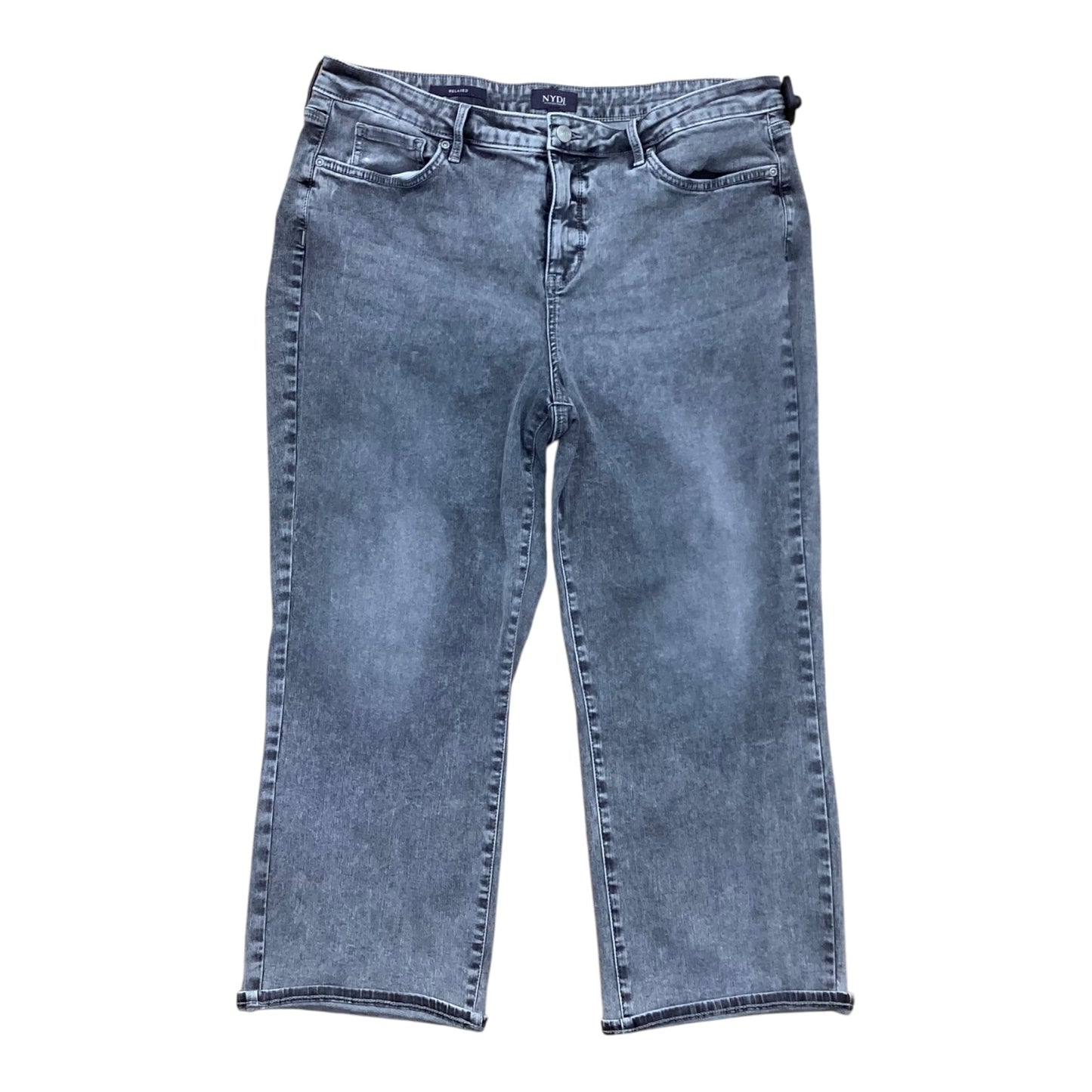 Jeans Cropped By Not Your Daughters Jeans In Black, Size:16