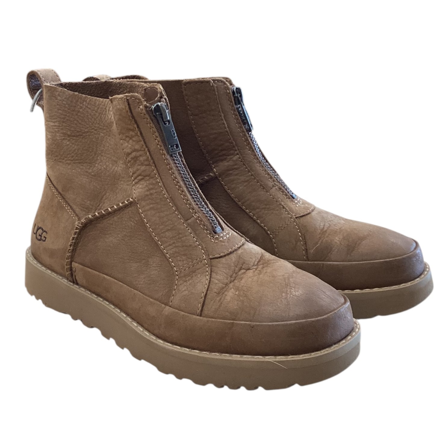 Boots Designer By Ugg In Brown, Size:6
