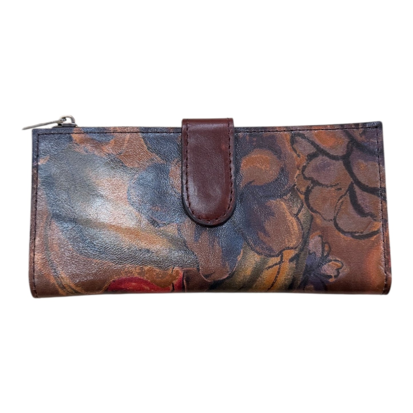 Wallet Designer By Patricia Nash In Floral Print, Size:Medium