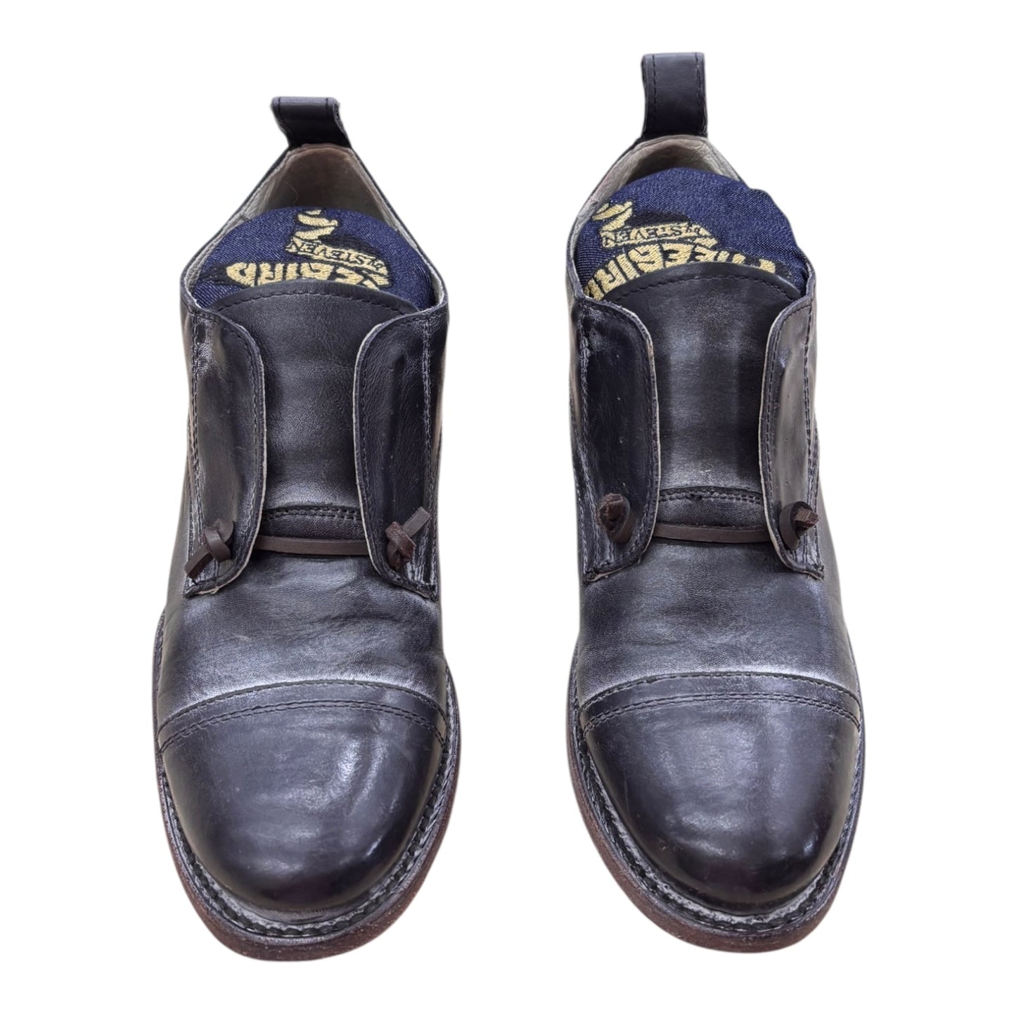 Shoes Heels Block By Freebird In Black, Size:9