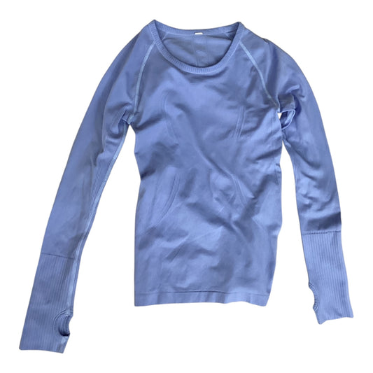 Athletic Top Ls Crewneck By Lululemon In Purple, Size:S