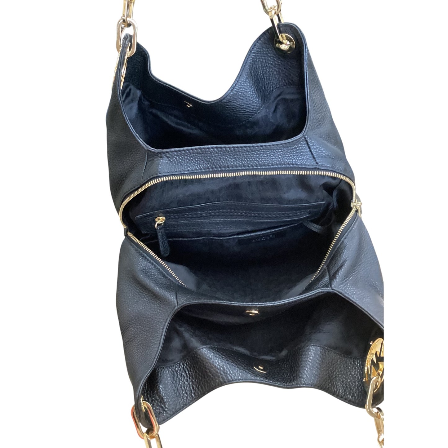 Handbag Designer By Michael Kors In Black, Size:Medium