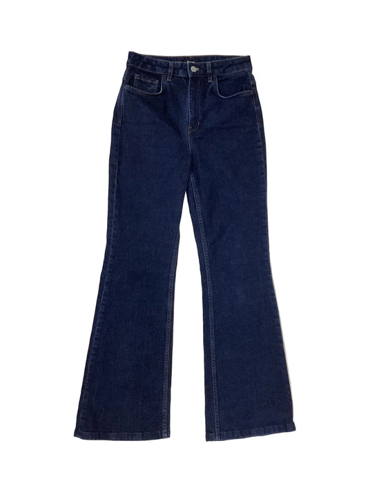 Jeans Boot Cut By Theory In Blue Denim, Size:4