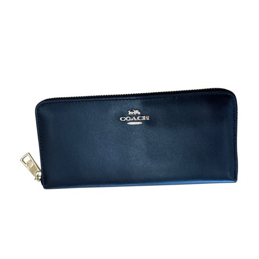 Wallet Designer By Coach In Black, Size:Large