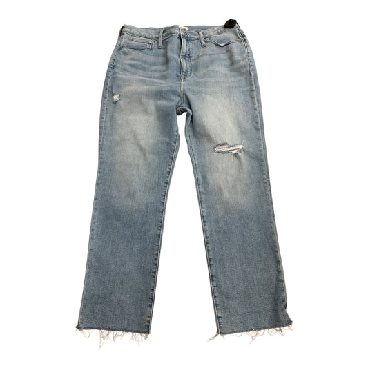 Jeans Straight By Madewell In Blue Denim, Size:14