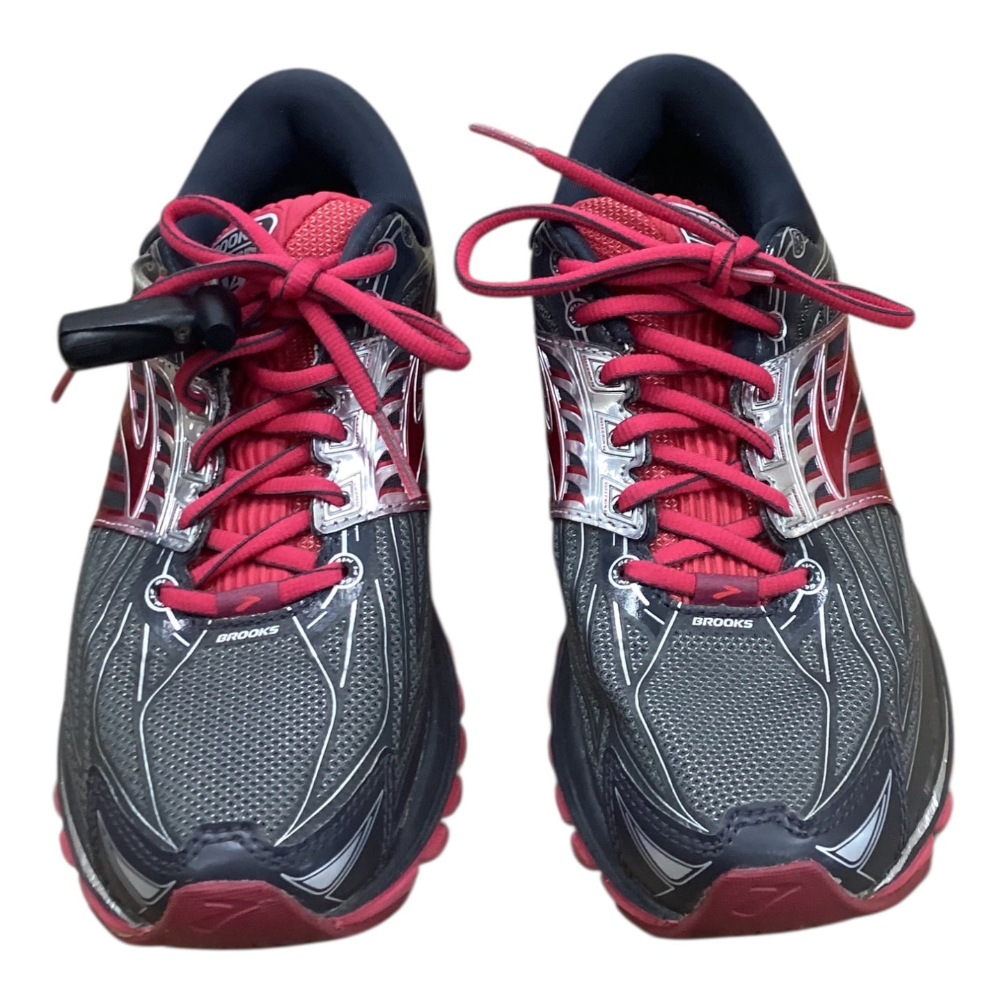Shoes Athletic By Brooks In Grey & Pink, Size:9