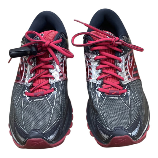 Shoes Athletic By Brooks In Grey & Pink, Size:9
