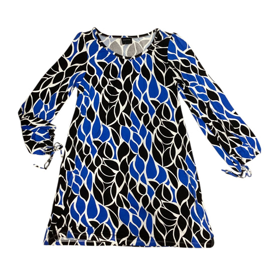 Dress Casual Short By Clothes Mentor In Black & Blue, Size:S