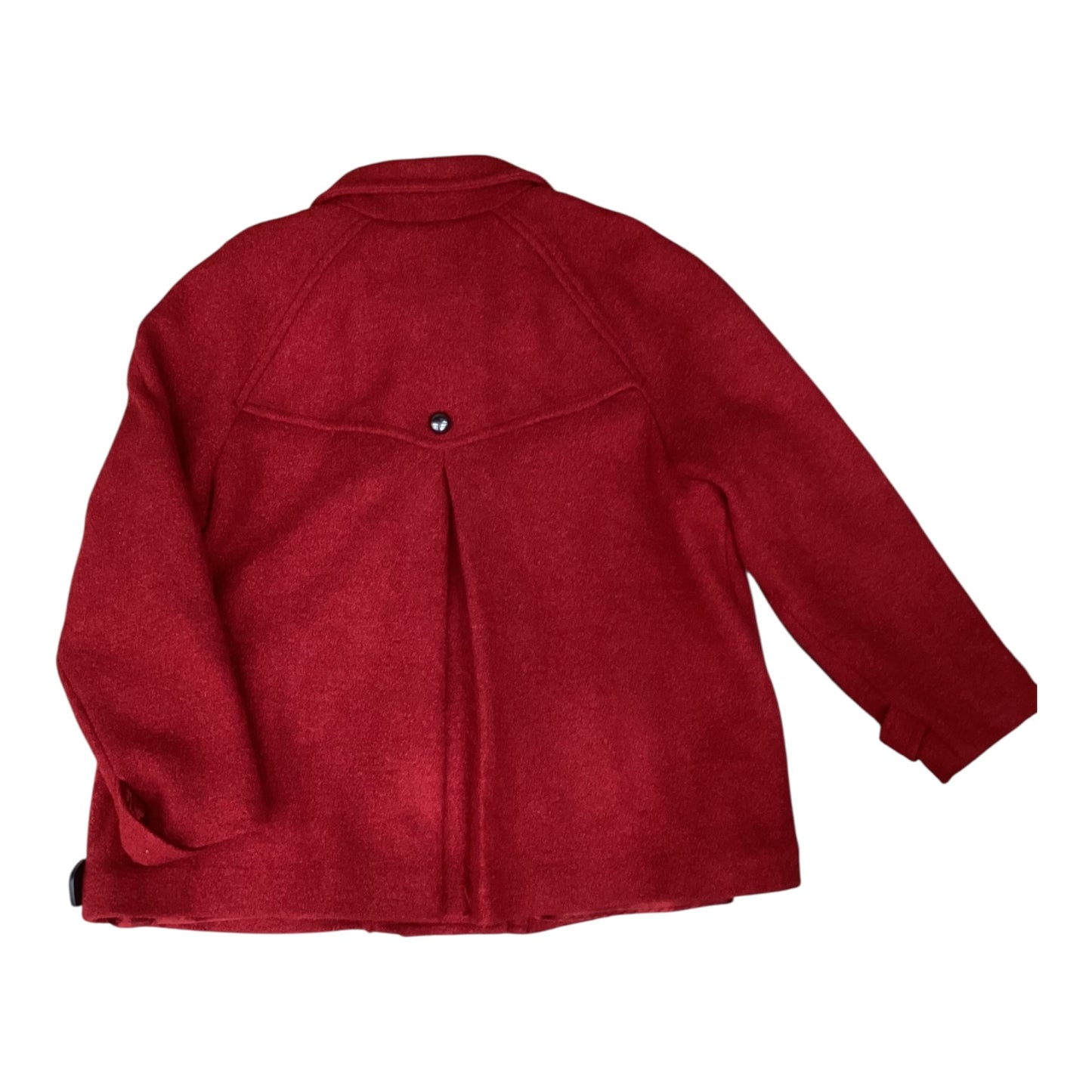 Coat Peacoat By Linea By Louis Dellolio In Red, Size:Xl