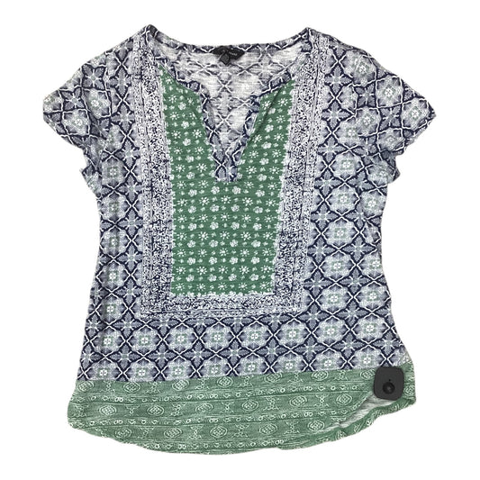 Top Ss By Lucky Brand In Blue & Green, Size:M