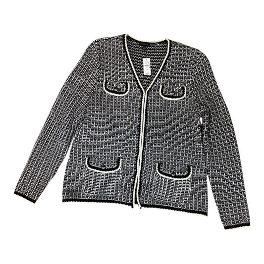 Blazer By Talbots In Black & White, Size:Lp
