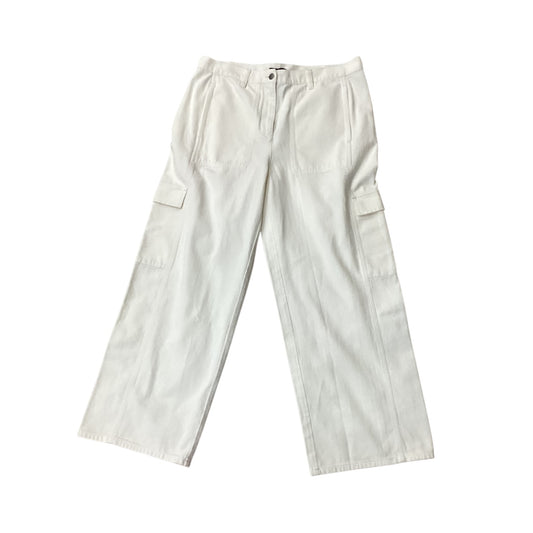 Pants Cargo & Utility By Eileen Fisher In Cream, Size:L