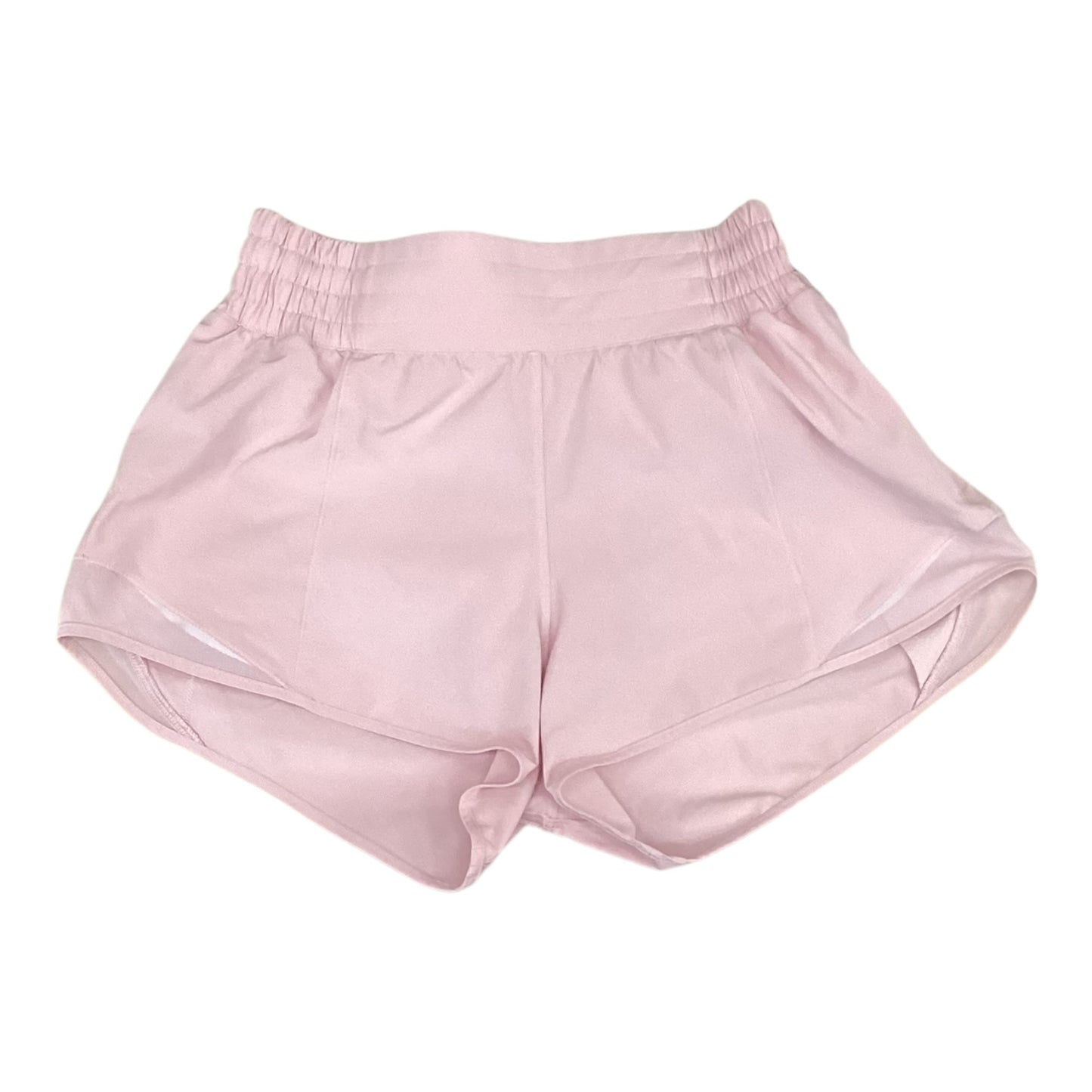 Athletic Shorts By Lululemon In Pink, Size:4