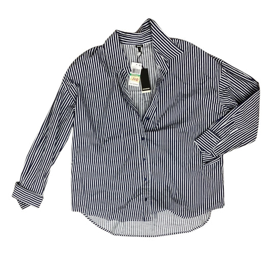 Top Ls By Clothes Mentor In Striped Pattern, Size:L