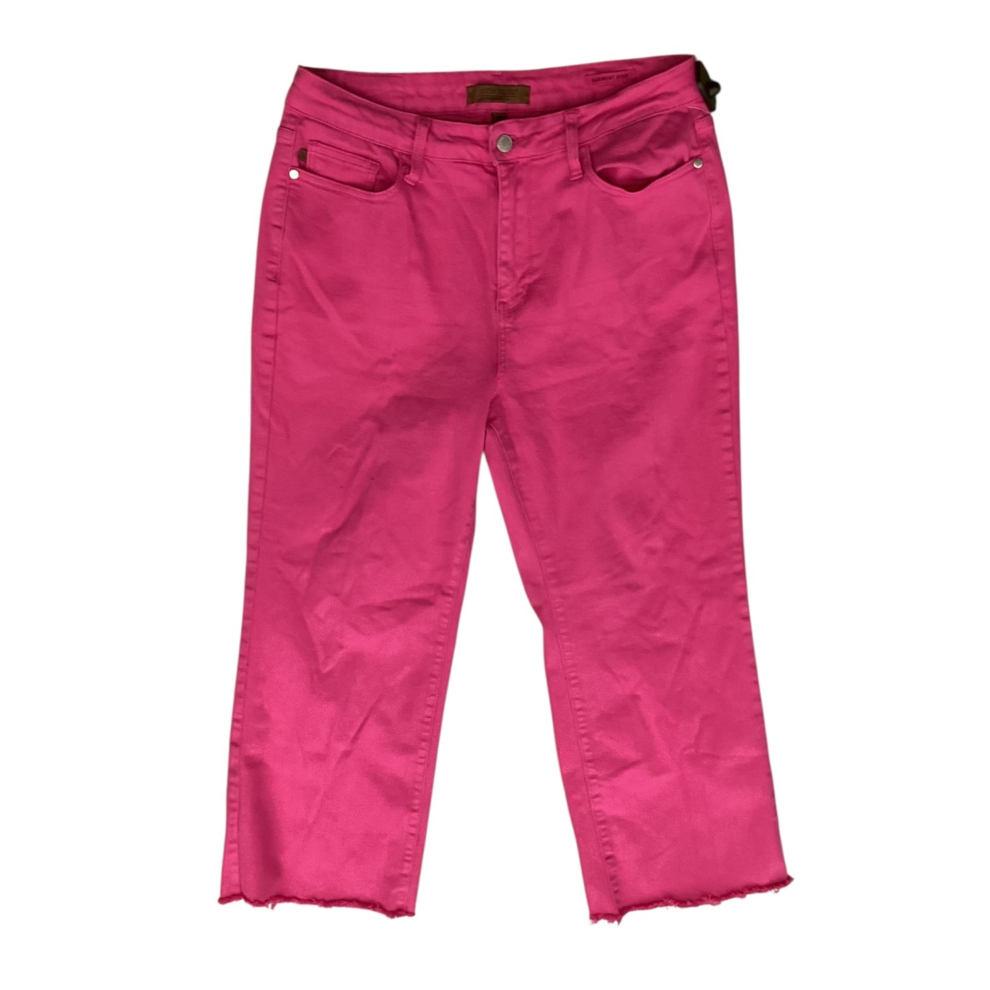 Jeans Straight By Judy Blue In Pink, Size:16