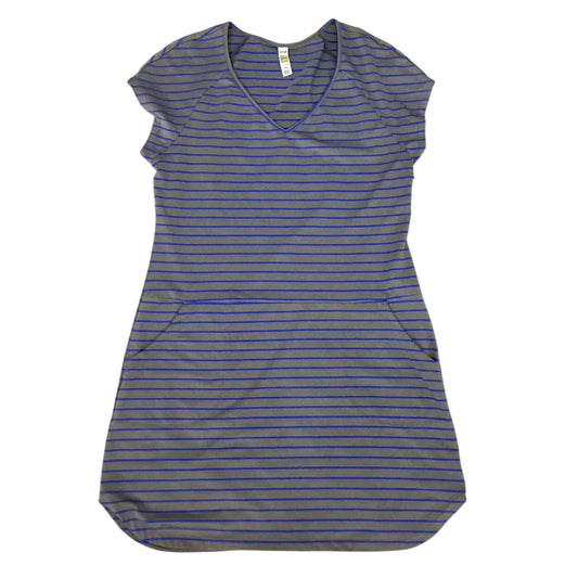 Athletic Dress By Lole In Blue & Grey, Size:L