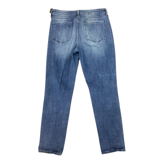 Jeans Straight By Not Your Daughters Jeans In Blue Denim, Size:6
