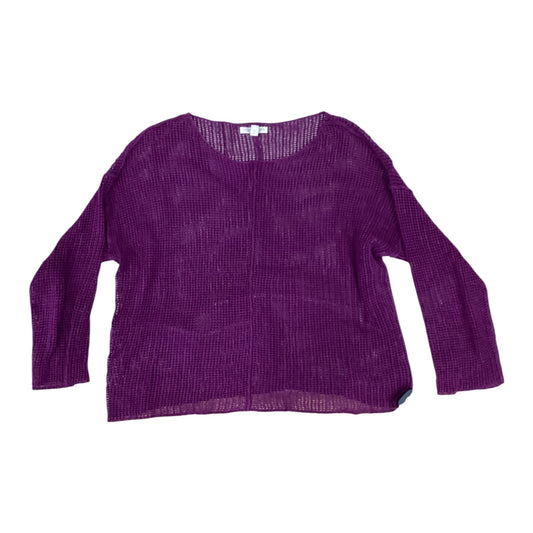 Sweater By Eileen Fisher In Purple, Size:Sp