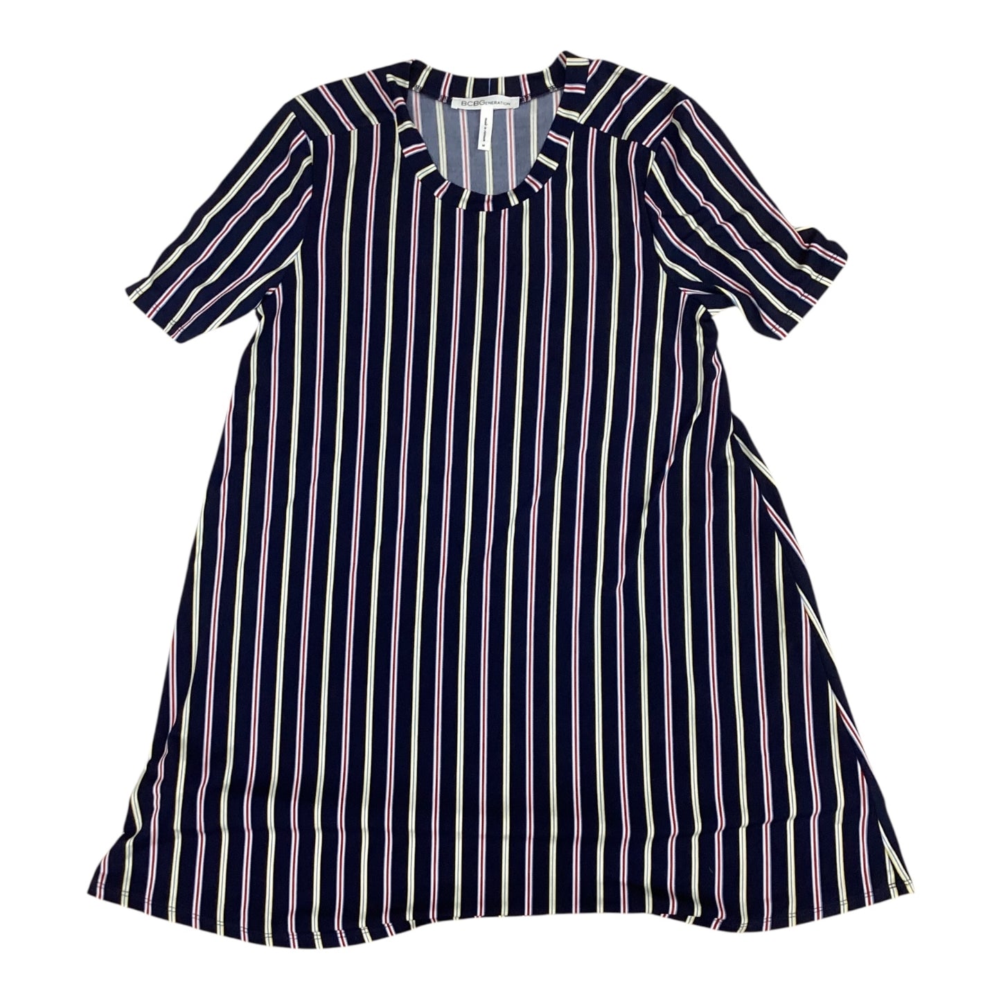 Tunic Ss By Bcbg In Striped Pattern, Size:M