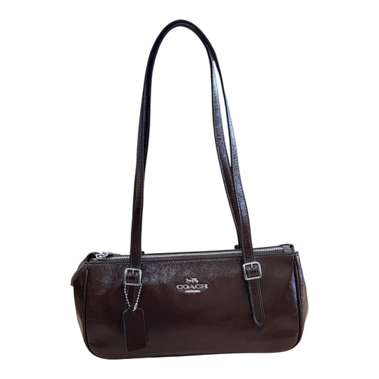 Handbag Designer By Coach In Brown, Size:Small