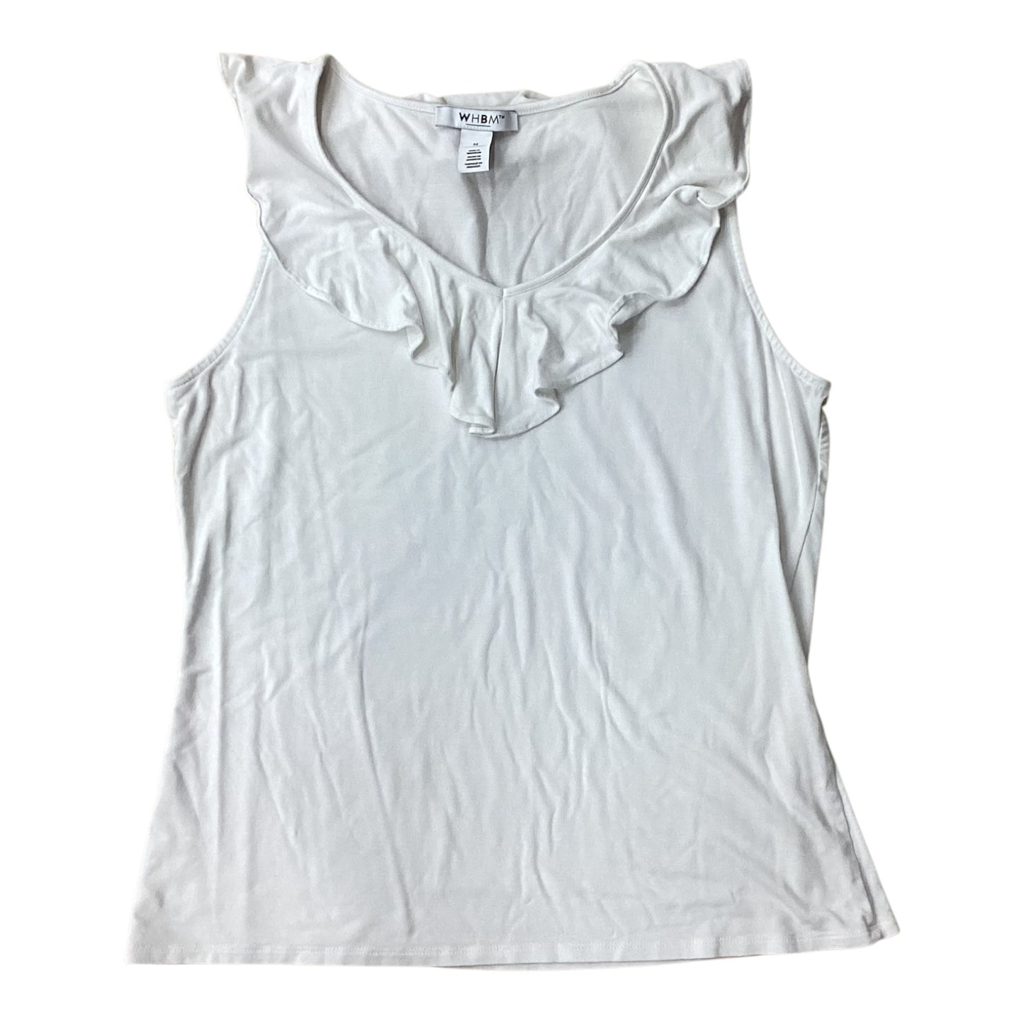 Tank Top By White House Black Market In White, Size:M