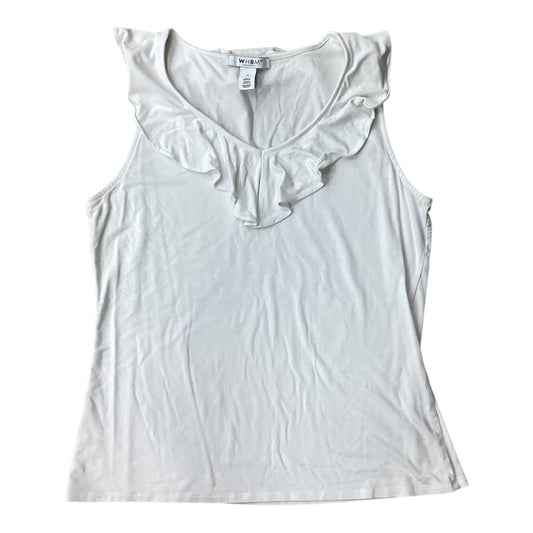Tank Top By White House Black Market In White, Size:M