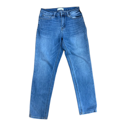 Jeans Skinny By Vervet In Blue Denim, Size:4