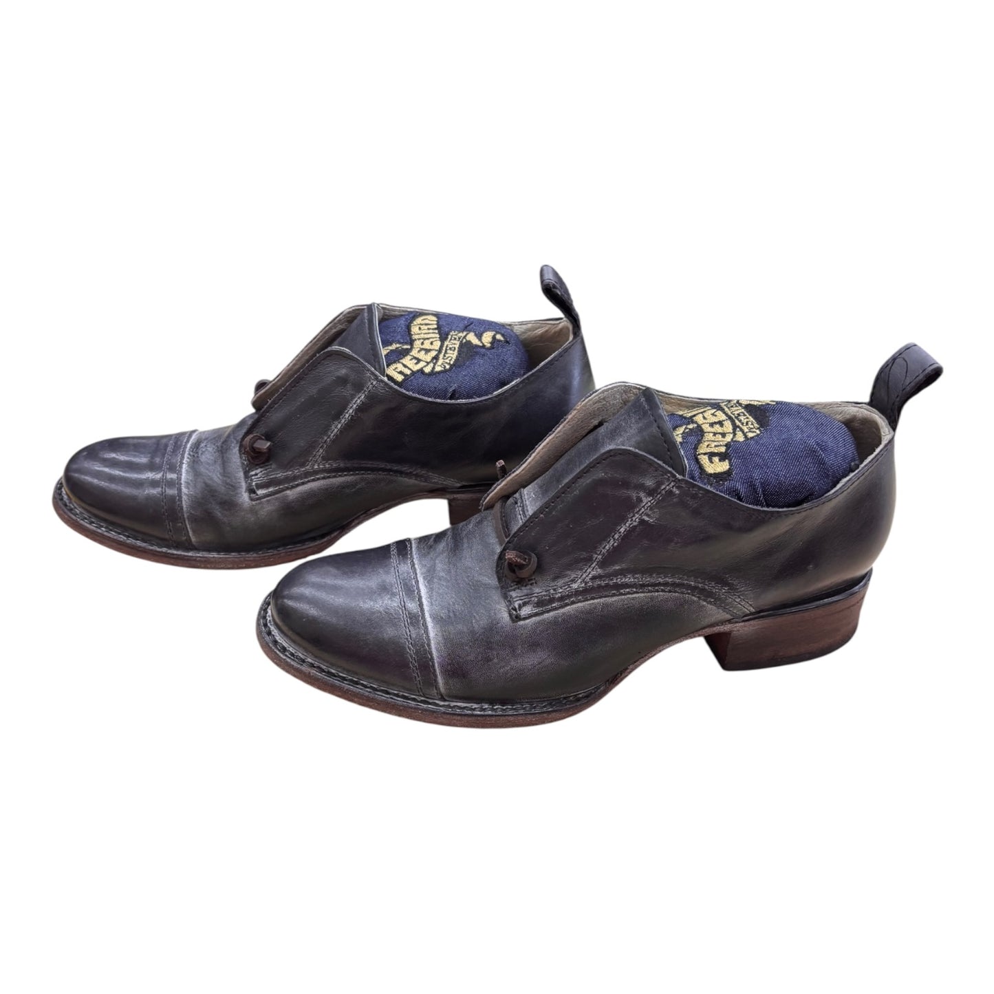Shoes Heels Block By Freebird In Black, Size:9