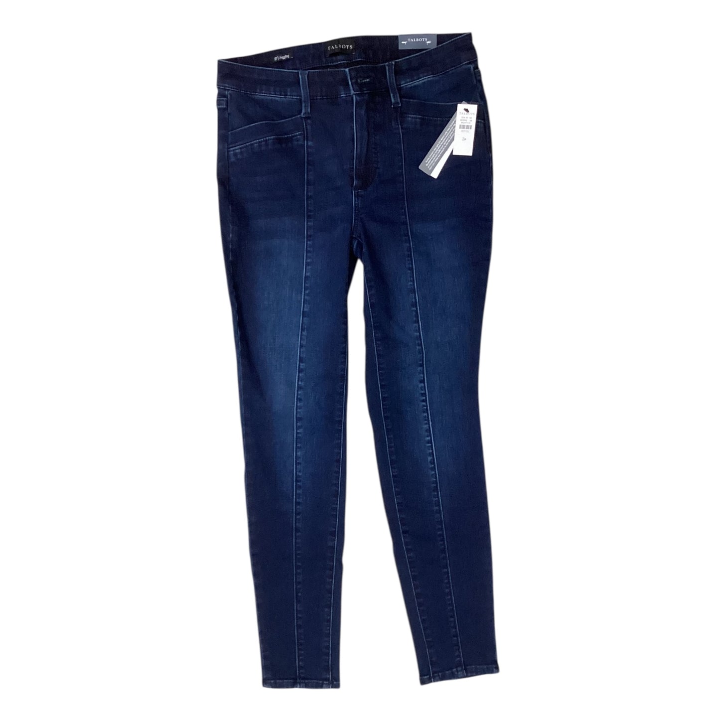 Jeans Skinny By Talbots In Blue Denim, Size:2P