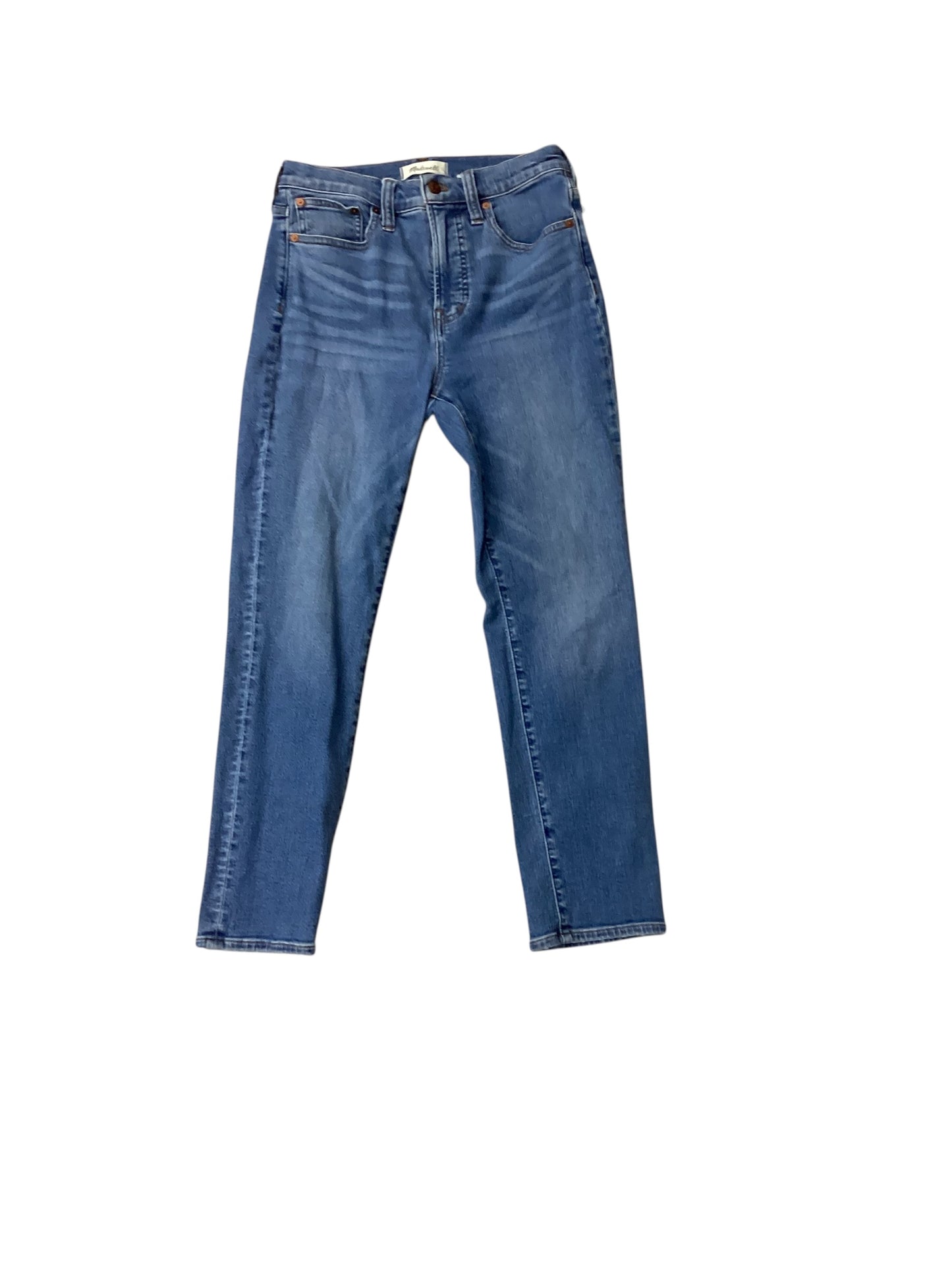 Jeans Skinny By Madewell In Blue Denim, Size:2