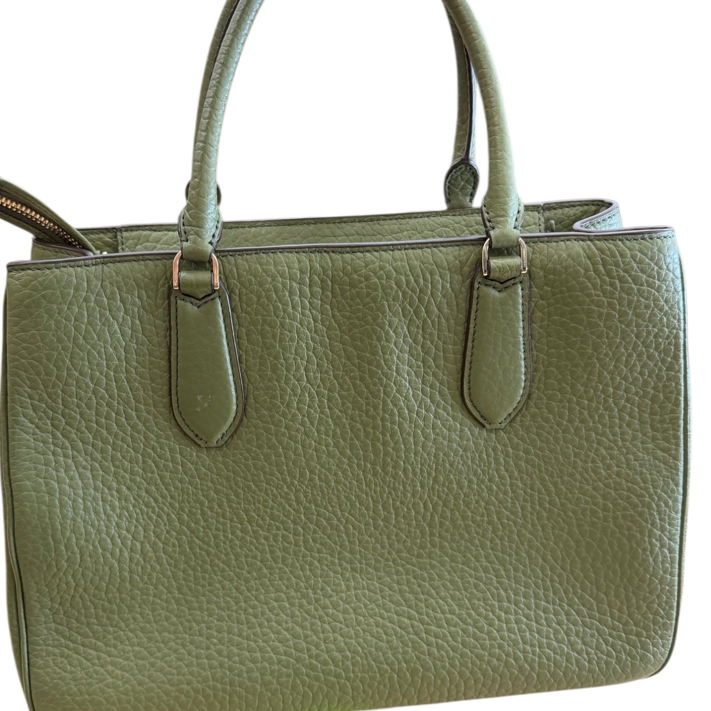 Handbag Designer By Kate Spade In Green, Size:Medium