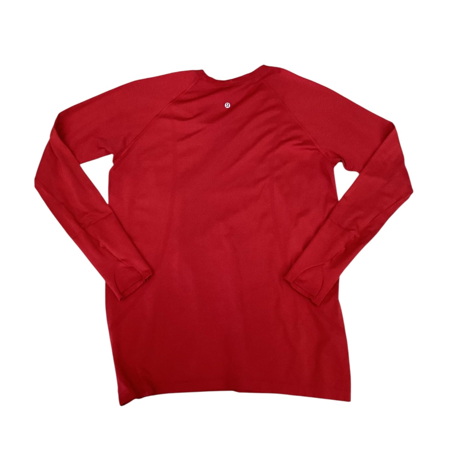 Athletic Top Ls Collar By Lululemon In Red, Size:Xl
