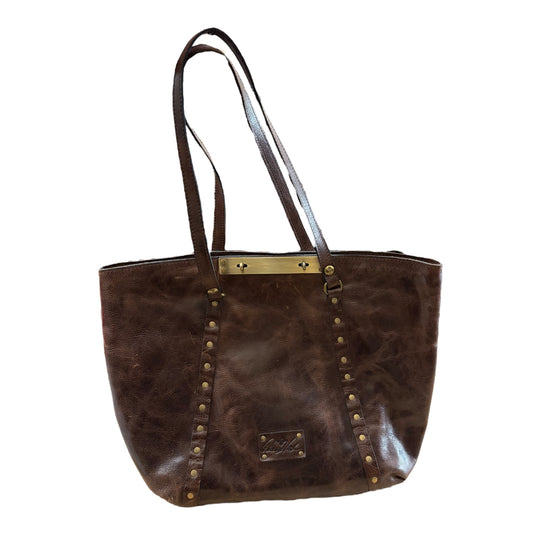 Tote Designer By Patricia Nash In Brown, Size:Large