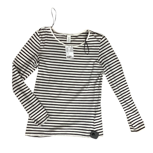 Top Ls Basic By H&M In Striped Pattern, Size:L