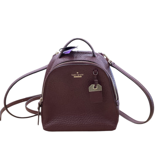 Backpack Designer By Kate Spade In Purple, Size:Small