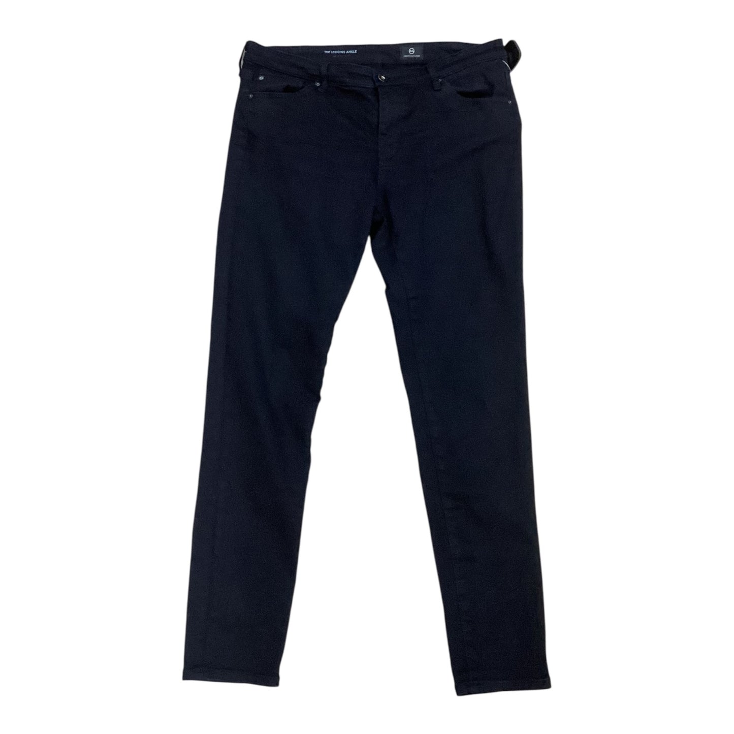 Jeans Skinny By Ag Jeans In Black Denim, Size:10