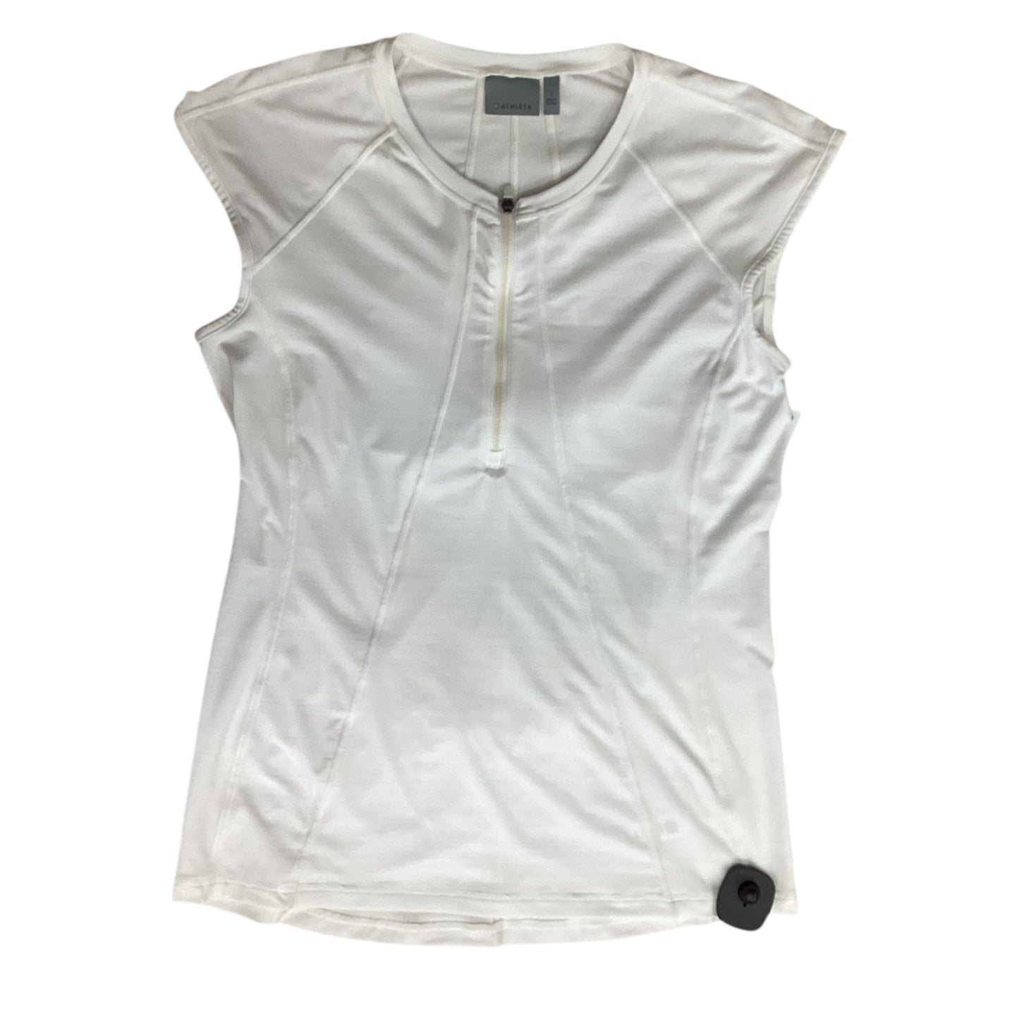 Athletic Top Ss By Athleta In White, Size:L