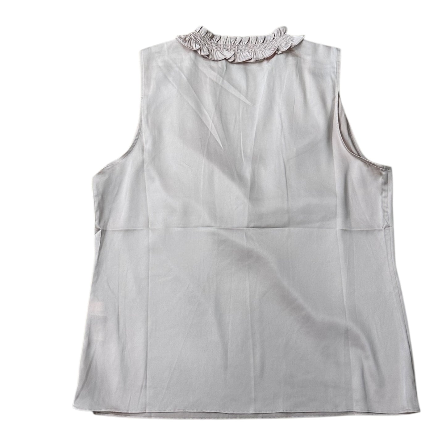 Blouse Sleeveless By White House Black Market In Peach, Size:L