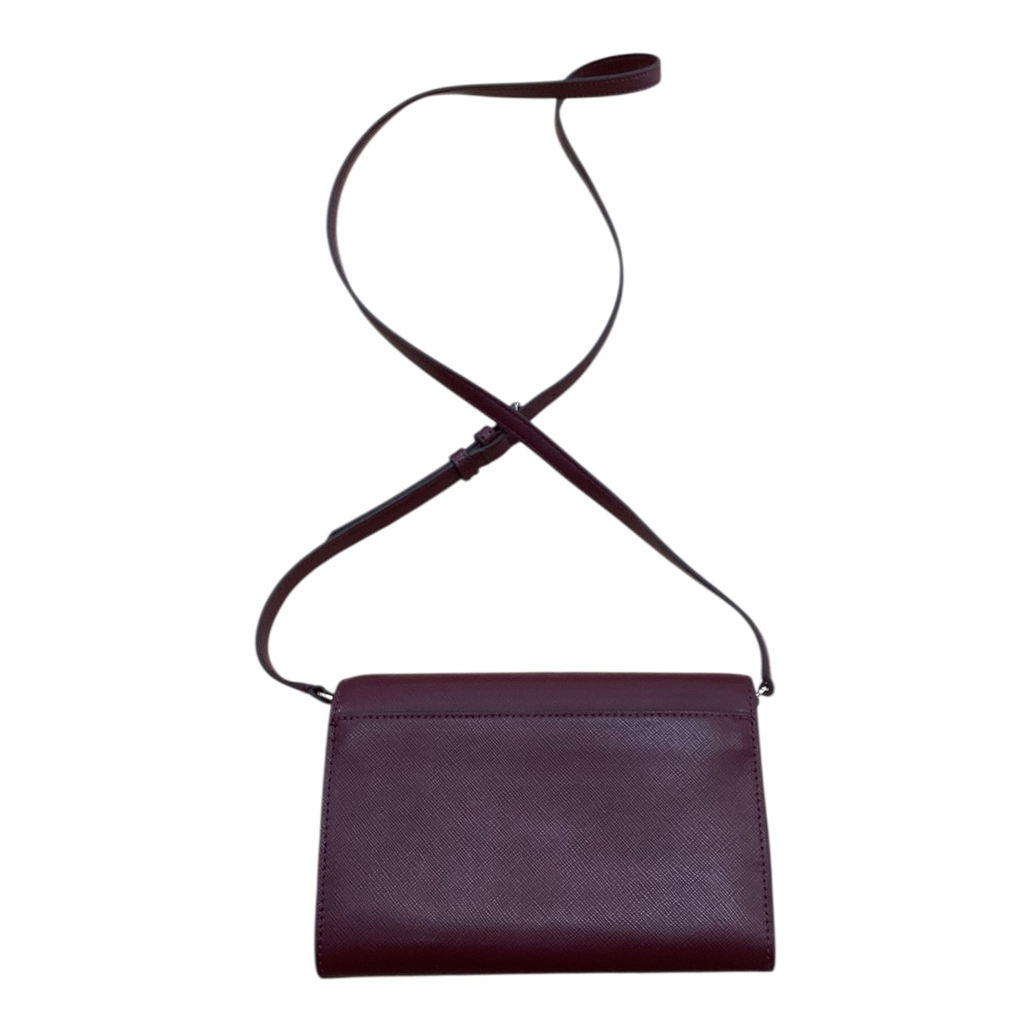Crossbody Designer By Kate Spade In Maroon, Size:Small