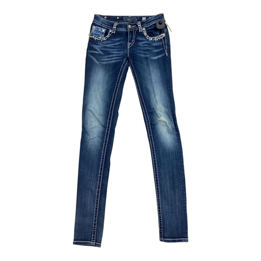 Jeans Skinny By Miss Me In Blue Denim, Size:2