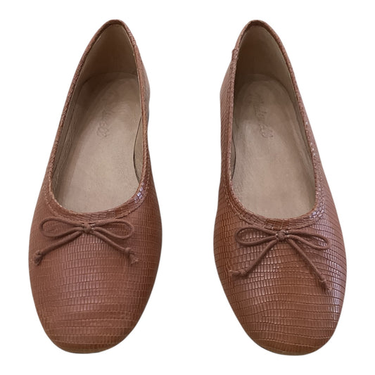Shoes Flats By Madewell In Snakeskin Print, Size:5.5
