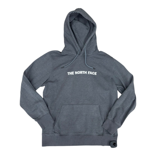 Athletic Sweatshirt Hoodie By The North Face In Grey, Size:M