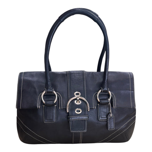 Handbag Designer By Coach In Black, Size:Medium