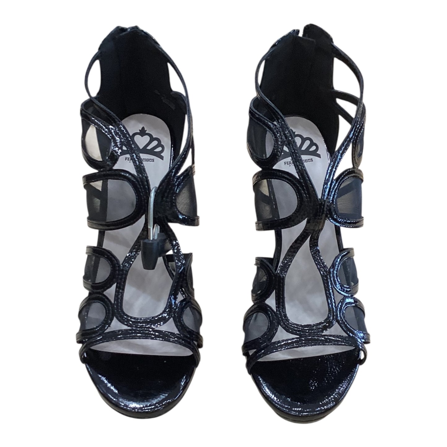 Shoes Heels Stiletto By Fergalicious In Black, Size:10