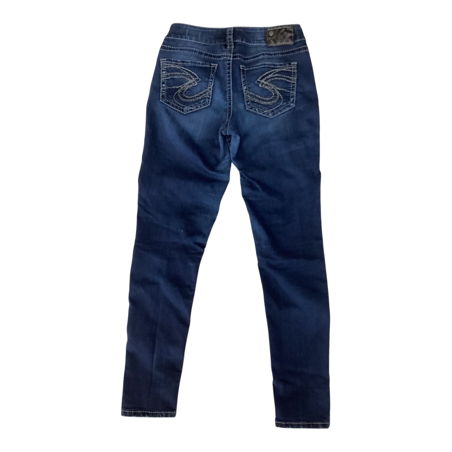 Jeans Skinny By Silver In Blue, Size:4