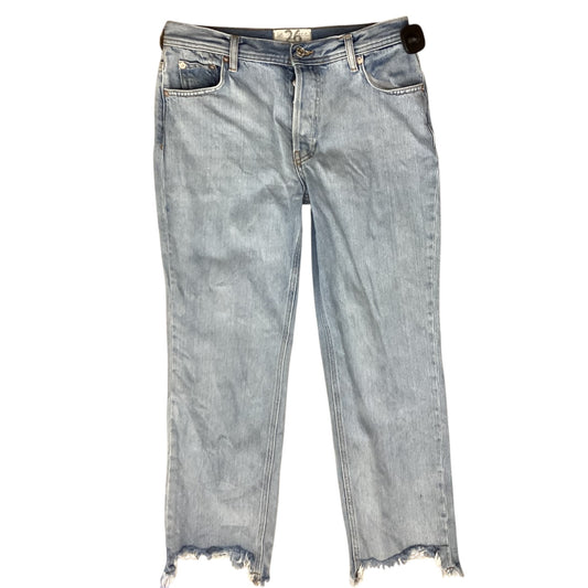 Jeans Straight By We The Free In Blue Denim, Size:4
