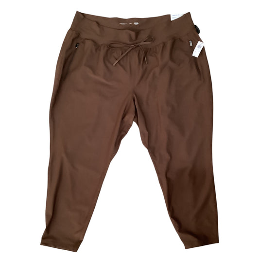 Athletic Leggings By Old Navy In Brown, Size:2X