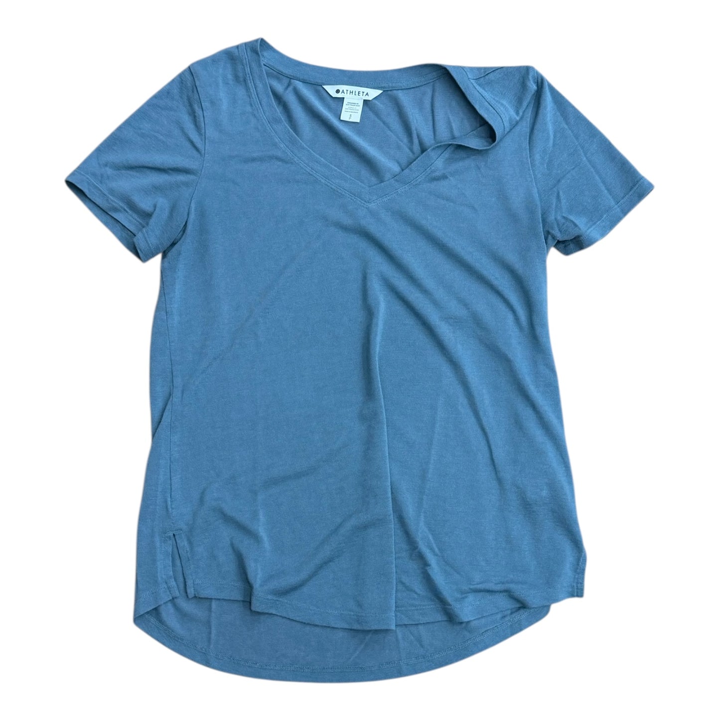 Top Ss By Athleta In Teal, Size:S